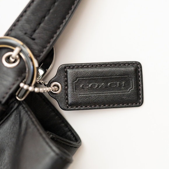 Coach Black Leather Tote Bag - Picture 2 of 15